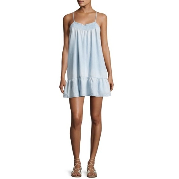Soft Joie 'Kunala' Chambray Mini Dress, Sunbleach - Picture 1 of 2